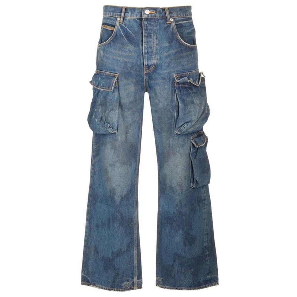 Purple Men P018 Triple Pocket Cargo Jeans